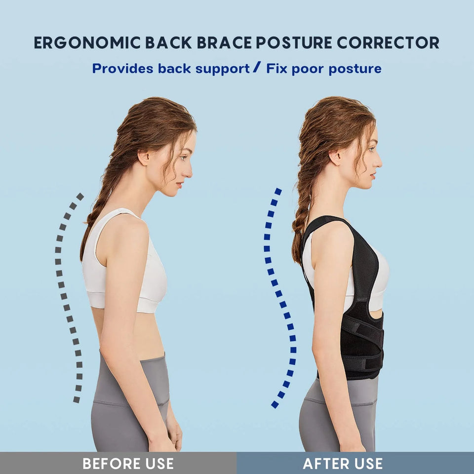 ReiLife Adjustable Back Support Belt – Pain Relief & Posture Corrector