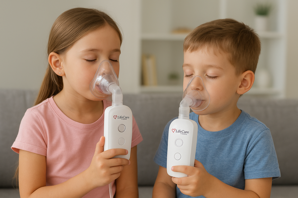 LifeCare Medical Handheld Nebulizer LC-603 – Portable & Rechargeable for Kids & Adults