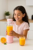 Portable Electric Juicer Bottle – USB Rechargeable Mini Blender for Smoothies, Shakes & Fresh Juices (380ml, 6-Blade)