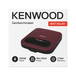 Electric Sandwich Maker – Non-Stick, Easy to Clean, Compact Kitchen Appliance