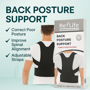 ReiLife Adjustable Back Support Belt – Pain Relief & Posture Corrector